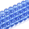 Transparent Glass Beads Strands GLAA-T032-T8mm-04-1