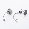 (Jewelry Parties Factory Sale)304 Stainless Steel Stud Earrings EJEW-H338-05P-2