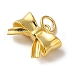 925 Sterling Silver Bowknot Charms STER-K180-01G-2