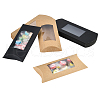   30Pcs 2 Colors Kraft Paper Pillow Candy Box CON-PH0002-49-1