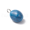 Crackle Opaque Acrylic Beads PALLOY-JF03800-02-4