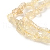 Raw Rough Natural Lemon Quartz Beads Strands G-M453-C01-4