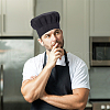 CREATCABIN 2Pcs Adjustable Polycotton Chef Hat AJEW-CN0002-25B-6