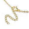 Crystal Stone Cage Pendant Necklaces NJEW-JN04760-04-4