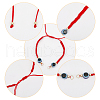 CHGCRAFT 10Pcs Adjustable Braided Nylon Thread Link Bracelet Making AJEW-CA0003-89-4