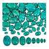   66Pcs 8 Styles Dyed Synthetic Turquoise Cabochons G-PH0002-67-7