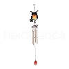 Spray Painted Iron Wind Chimes HJEW-L025-F02-2