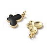 Brass Enamel Charms KK-Z114-20G-3