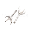 304 Stainless Steel Stud Earring Findings STAS-B091-02B-05P-2