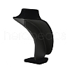 MDF Covered with Velveteen Bust Shaped Necklace Display Stands ODIS-S015-01B-3