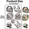 Plastic Stamps DIY-WH20018-0040-2