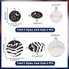   35pcs 7 styles Alloy Enamel Pendants ENAM-PH0002-81-2