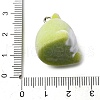 Flocky Animal Resin Pendants FIND-S001-03F-3