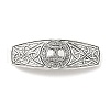 Viking Knot Alloy Retro Hair Barrettes AJEW-K048-05AS-1