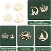 Unicraftale 4Pcs 4 Style 201 Stainless Steel Pendants STAS-UN0032-18-3