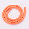 Handmade Polymer Clay Bead Strands CLAY-T002-4mm-61-2