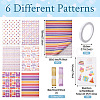 Word Happy Birthday Pattern Gift Wrapping Paper Sets DIY-TAC0020-49-4