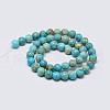 Natural Imperial Jasper Beads Strands X-G-I122-4mm-10-3