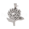 Non-Tarnish 201 Stainless Steel Pendants STAS-A094-21P-1