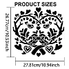 MAYJOYDIY US 1Pc PET Hollow Out Drawing Painting Stencils DIY-MA0003-18A-2