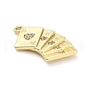 Brass Micro Pave Cubic Zirconia Pendants KK-L229-067G-2