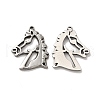Non-Tarnish 304 Stainless Steel Pendants STAS-Q001-32P-1