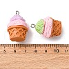 3D Opaque Resin Pendants RESI-V010-02-3