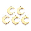 201 Stainless Steel Connector Charms STAS-R107-16G-2