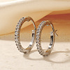 Fashionable luxury Brass Hoop Earrings UN3413-2-1