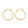 Ion Plating(IP) 304 Stainless Steel Hoop Earrings EJEW-N0016-11G-C-4