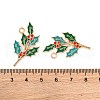 Golden Plated Alloy Enamel Pendants ENAM-Z017-03G-3