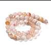 Natural Cherry Blossom Agate Beads Strands G-NH0021-A15-02-3