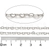 304 Stainless Steel Heart Link Chains CHS-A016-33P-A-2