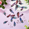 DIY Wing Dangle Earring Making Kit DIY-TA0005-44-6
