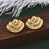 304 Stainless Steel Stud Earrings for Women EJEW-U052-04G-3