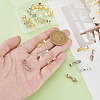   24Pcs 4 Colors Brass Ice Pick Pinch Bails KK-PH0010-79-3