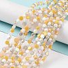 Electroplate Glass Beads EGLA-P056-01C-2