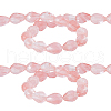 SUPERFINDINGS 2 Strands Cherry Quartz Glass Beads Strands G-FH0002-40-1