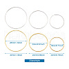 Yilisi Brass Linking Rings KK-YS0001-03-11