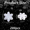 HOBBIESAY 200Pcs Transparent Acrylic Beads OACR-HY0001-14-2