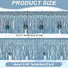 Olycraft 6M Polyester Tassel Lace Trim OCOR-OC0001-51B-2