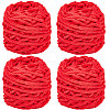 SOFPLATE 4 Rolls Soft Crocheting Yarn OCOR-SP0001-01F-1