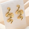 304 Stainless Steel Stud Earrings EJEW-K302-02G-3