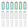 Unicraftale DIY Rectangle Pendant Making Kit DIY-UN0003-91-1