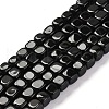Natural Black Onyx Beads Strands G-G177-E15-02-2