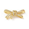 Brass Micro Pave Clear Cubic Zirconia Pendants KK-A236-12G-1