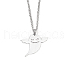Non-Tarnish 201 Stainless Steel Pendant Necklaces for Man NJEW-Q336-02E-P-2