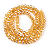 Electroplate Glass Beads Strands EGLA-R048-3mm-35-2