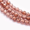 Natural Garnet Beads Strands G-O166-13B-2mm-3