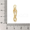Brass Fold Over Clasps KK-H480-11G-3